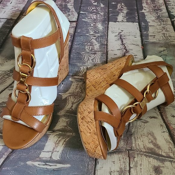 Mark Fisher Women shoes -Marc Fisher Shoe Size 8-Brown Fashion Summer Shoes - Picture 5 of 10